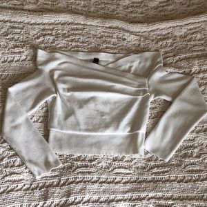 Cropped Off the Shoulder Top